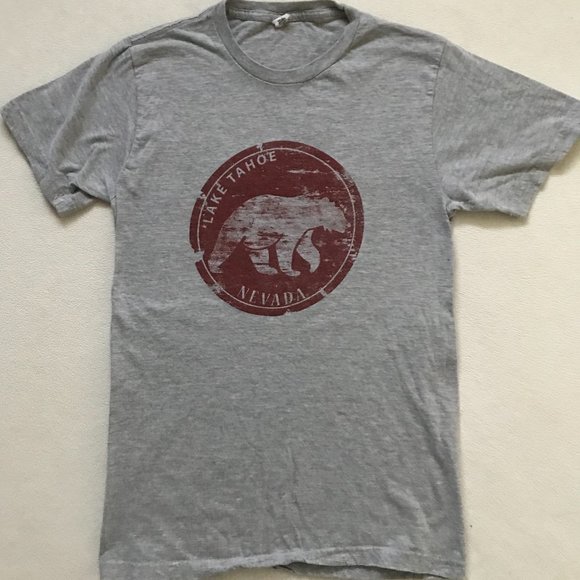 Tops - Lake Tahoe Nevada T-Shirt, Size S (35" Bust)